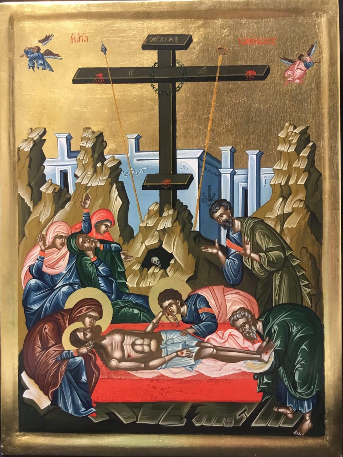 Lamentation, Icon | The Basilica of Saint Mary