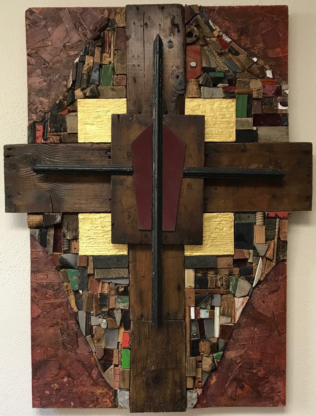 Cross, Found Objects, James Q.Young
