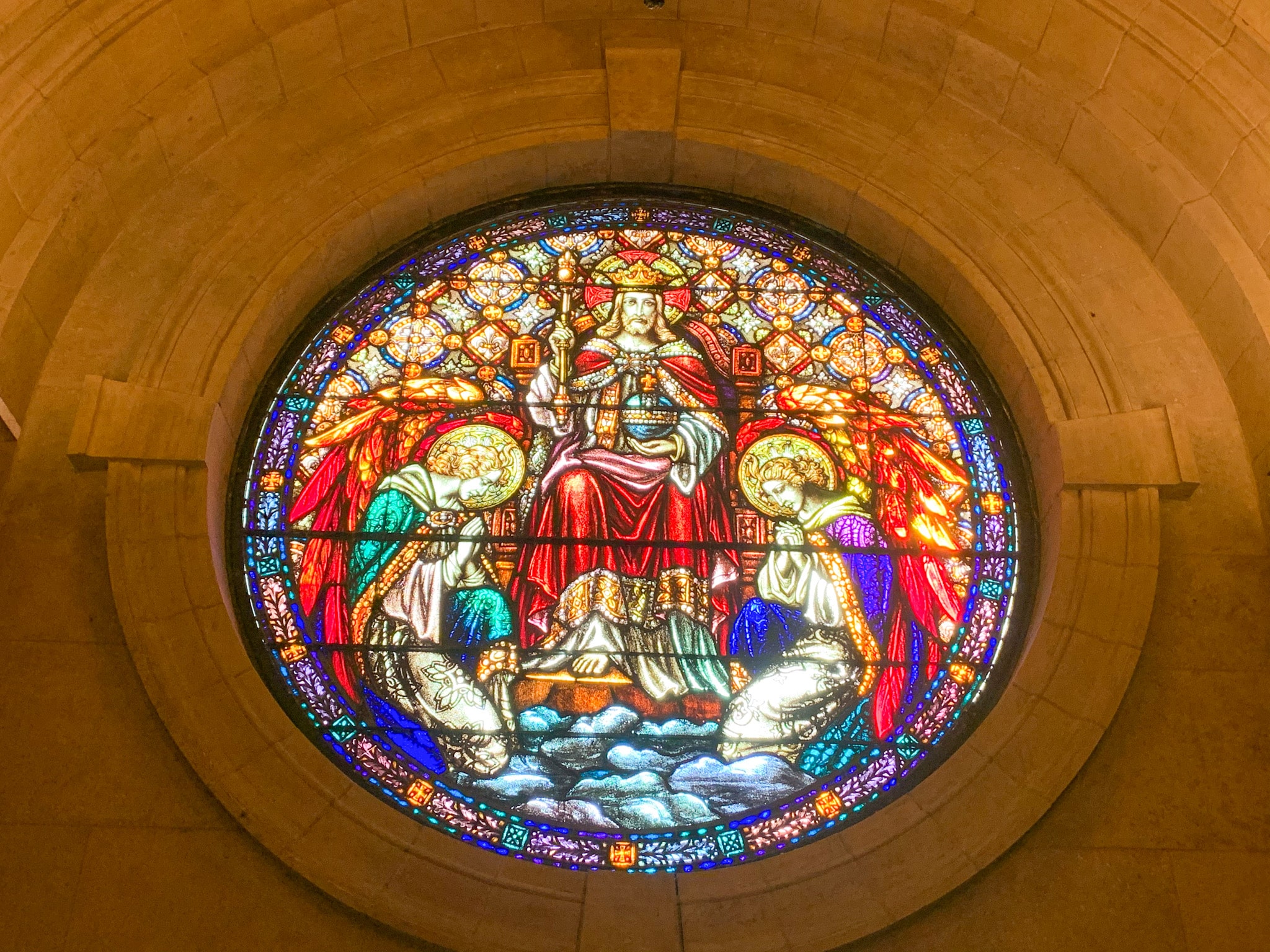 Christ King Window Sacristy