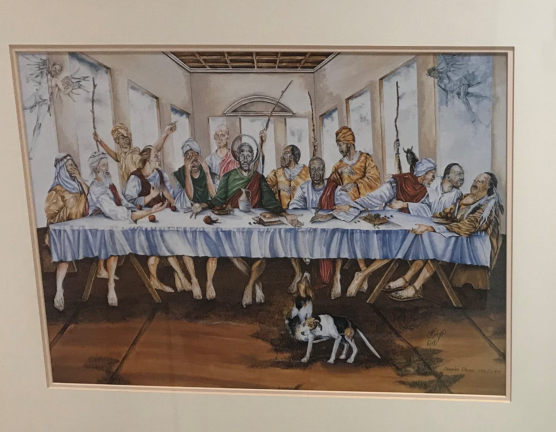 Last Supper, Print, Charles Davis