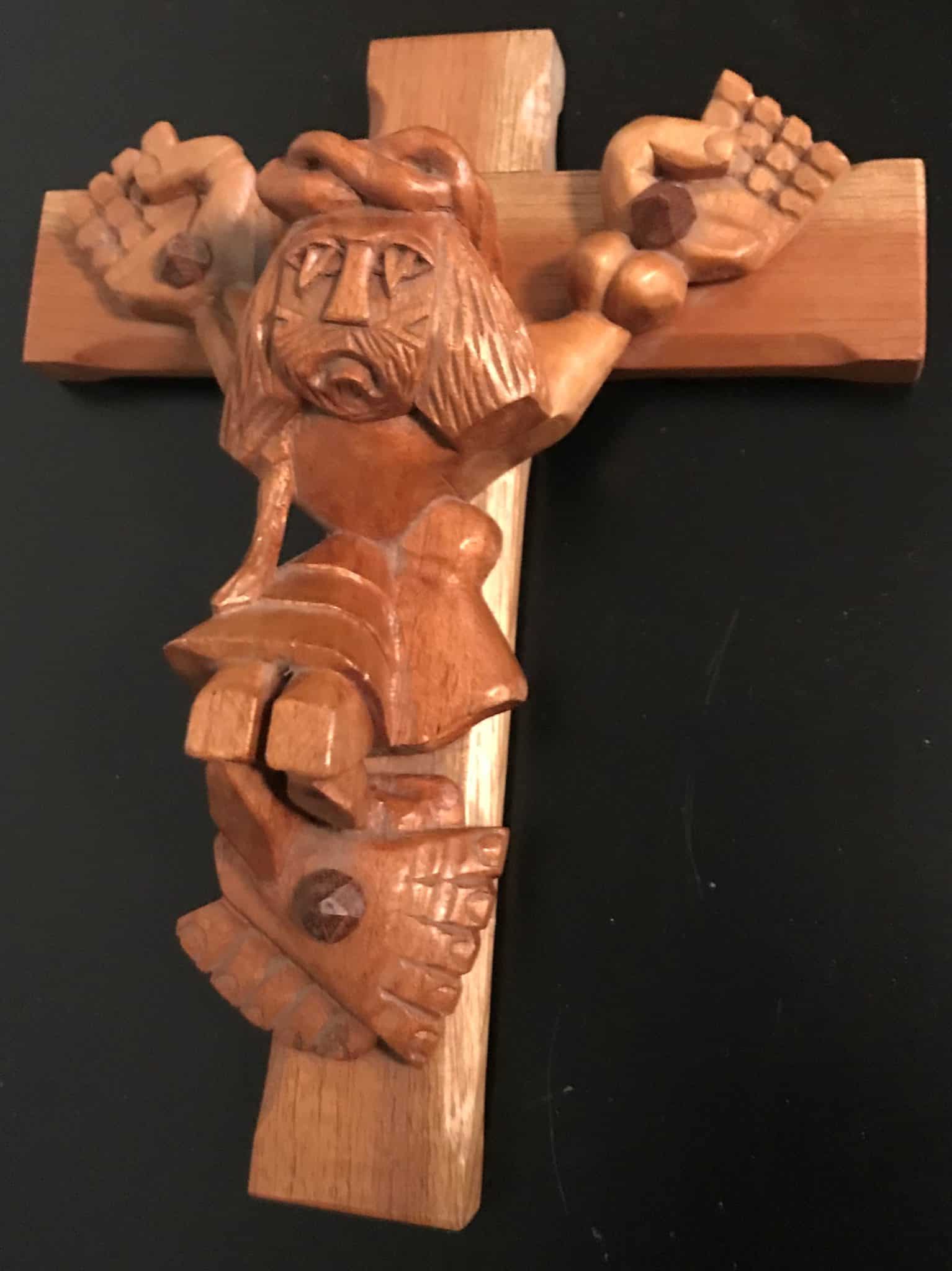 Crucifixion, Carved Wood, Guatemala